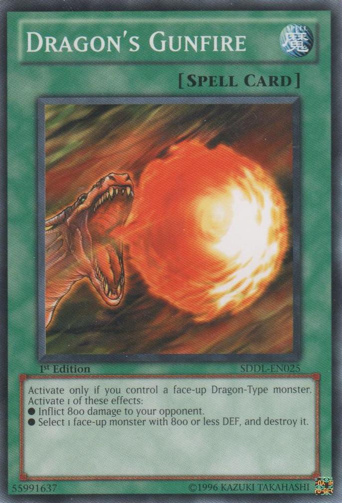 Dragons Gunfire - SDDL-EN025 - Common - Unlimited Edition