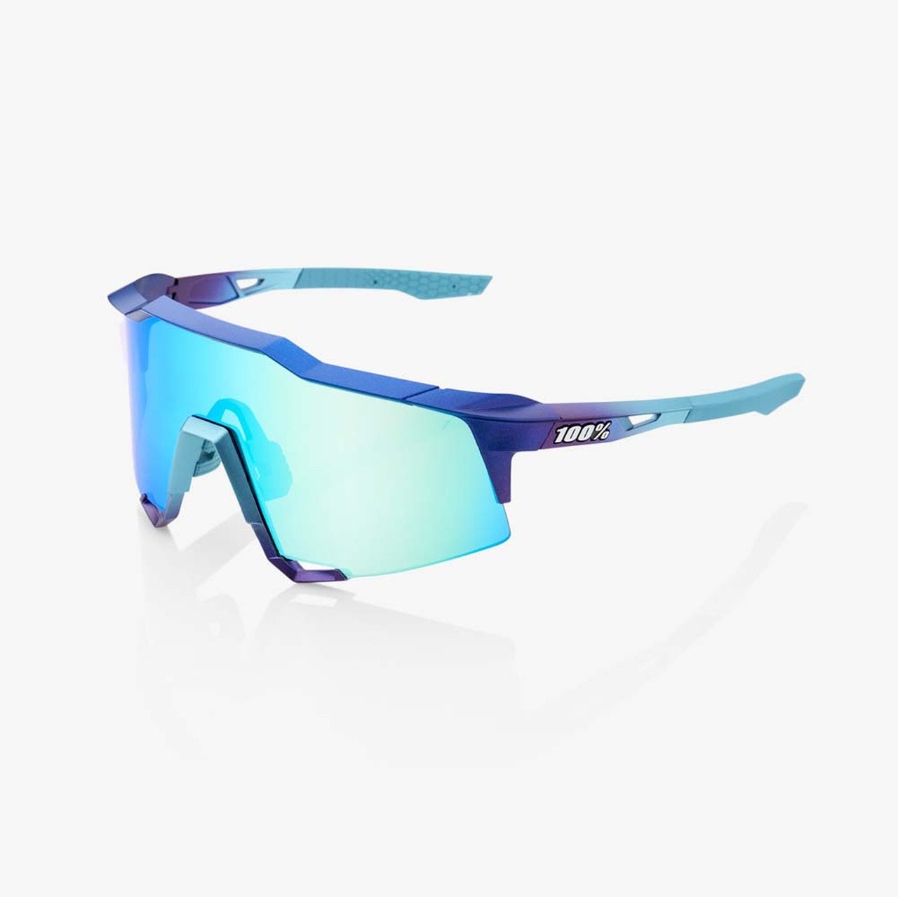 100% SpeedCraft Sunglasses, Matte Metallic...