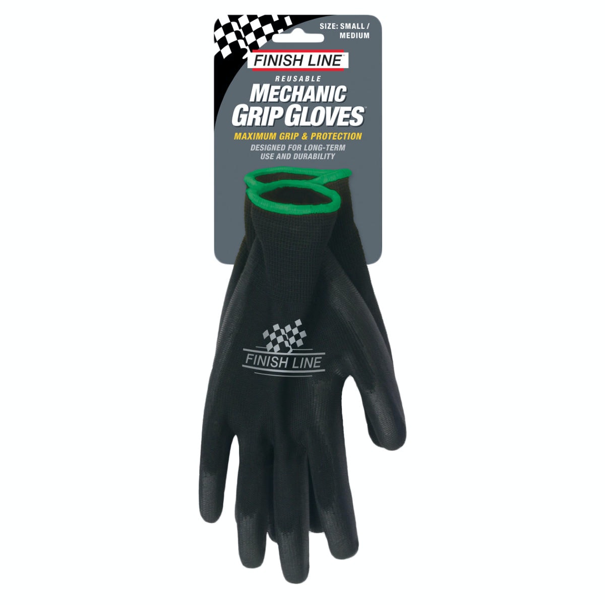 Finish Line Mechanics Grip Gloves Sml/Med