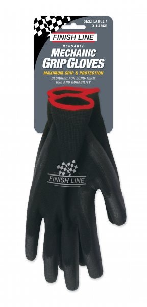 Finish Line Mechanics Grip Gloves Lrg/Xlrg