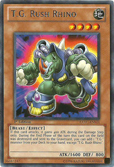 T.G. Rush Rhino - EXVC-EN021 - Rare - Unlimited Edition