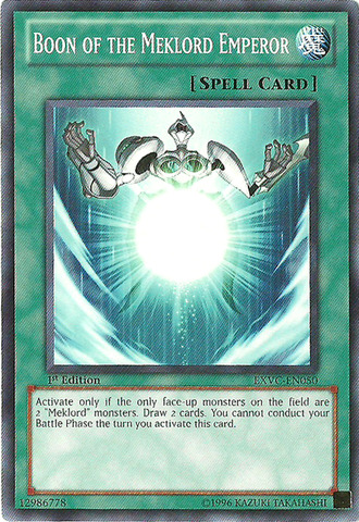 Boon of the Meklord Emperor - EXVC-EN050 - Common - Unlimited Edition