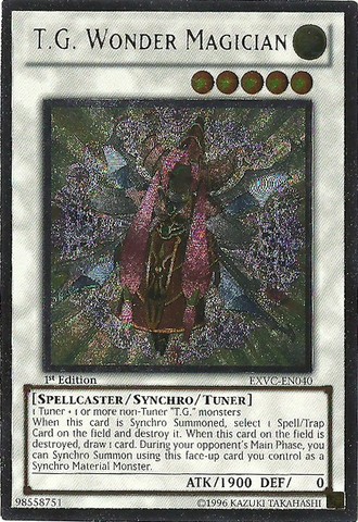 T.G. Wonder Magician (UTR) - EXVC-EN040 -- Ultimate Rare - Unlimited Edition