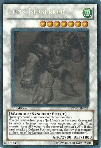 Junk Berserker - EXVC-EN037 - Ghost Rare - Unlimited Edition