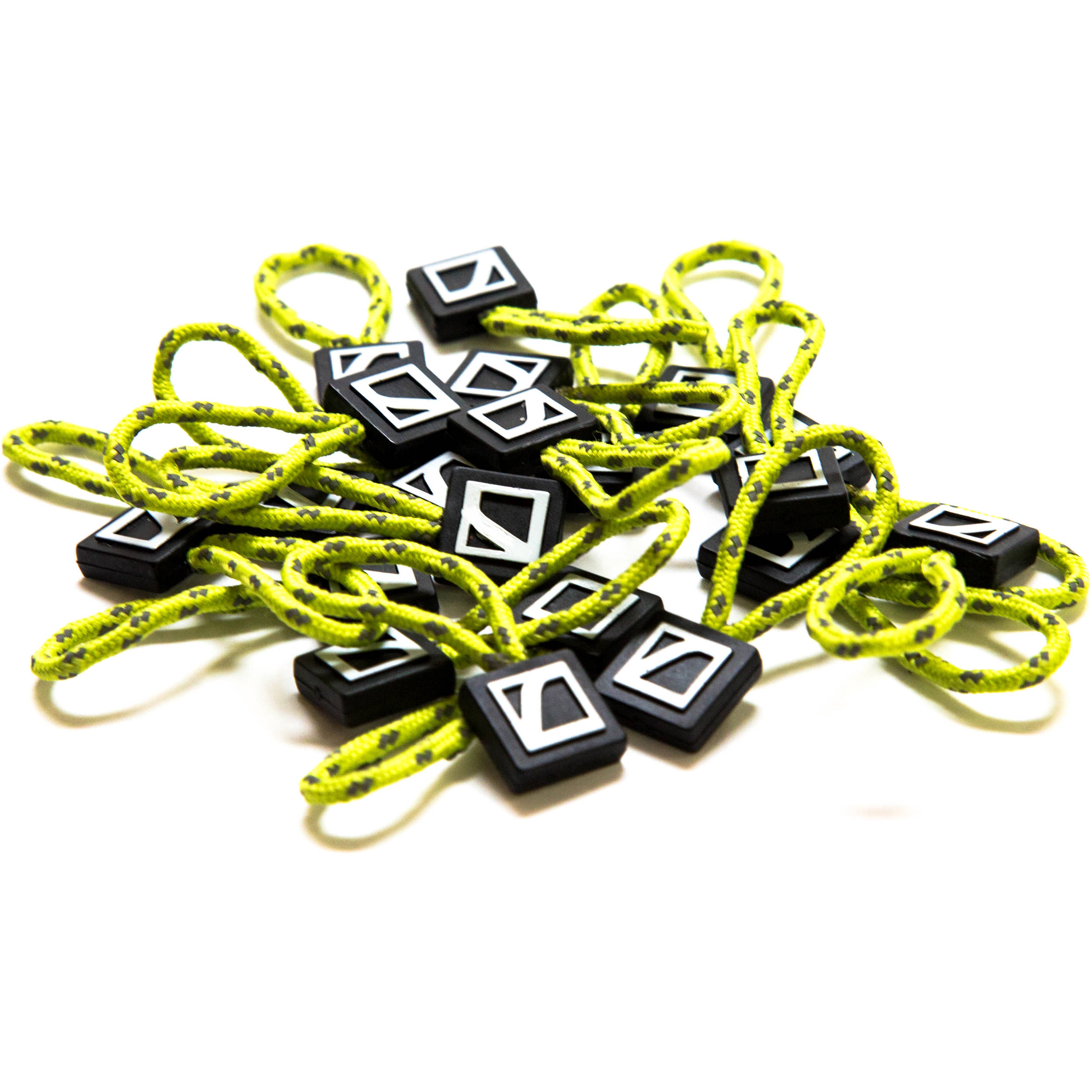 CineBags Zipper Pulls (15-Pack, Electric Green)
