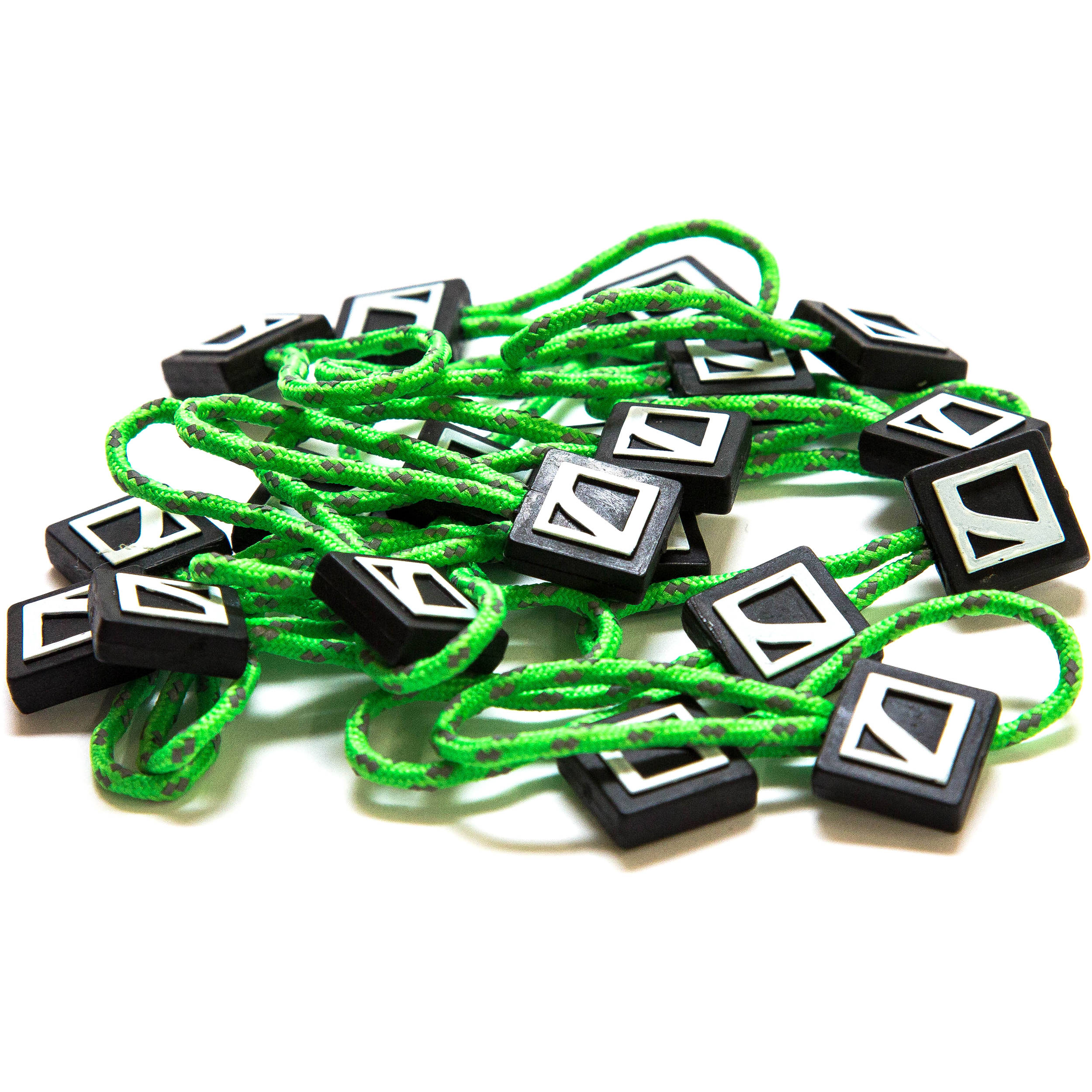 CineBags Zipper Pulls (15-Pack, Lime Green)