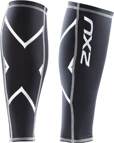 2XU Unisex Adult Compression Calf Guards - Black