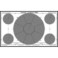 Vocas Backfocus Chart and White Card (A5)