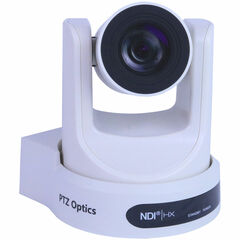 PTZOptics 30X-NDI Broadcast and Conference Camera (White)
