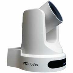 PTZOptics 20X-NDI Broadcast and Conference Camera (White)