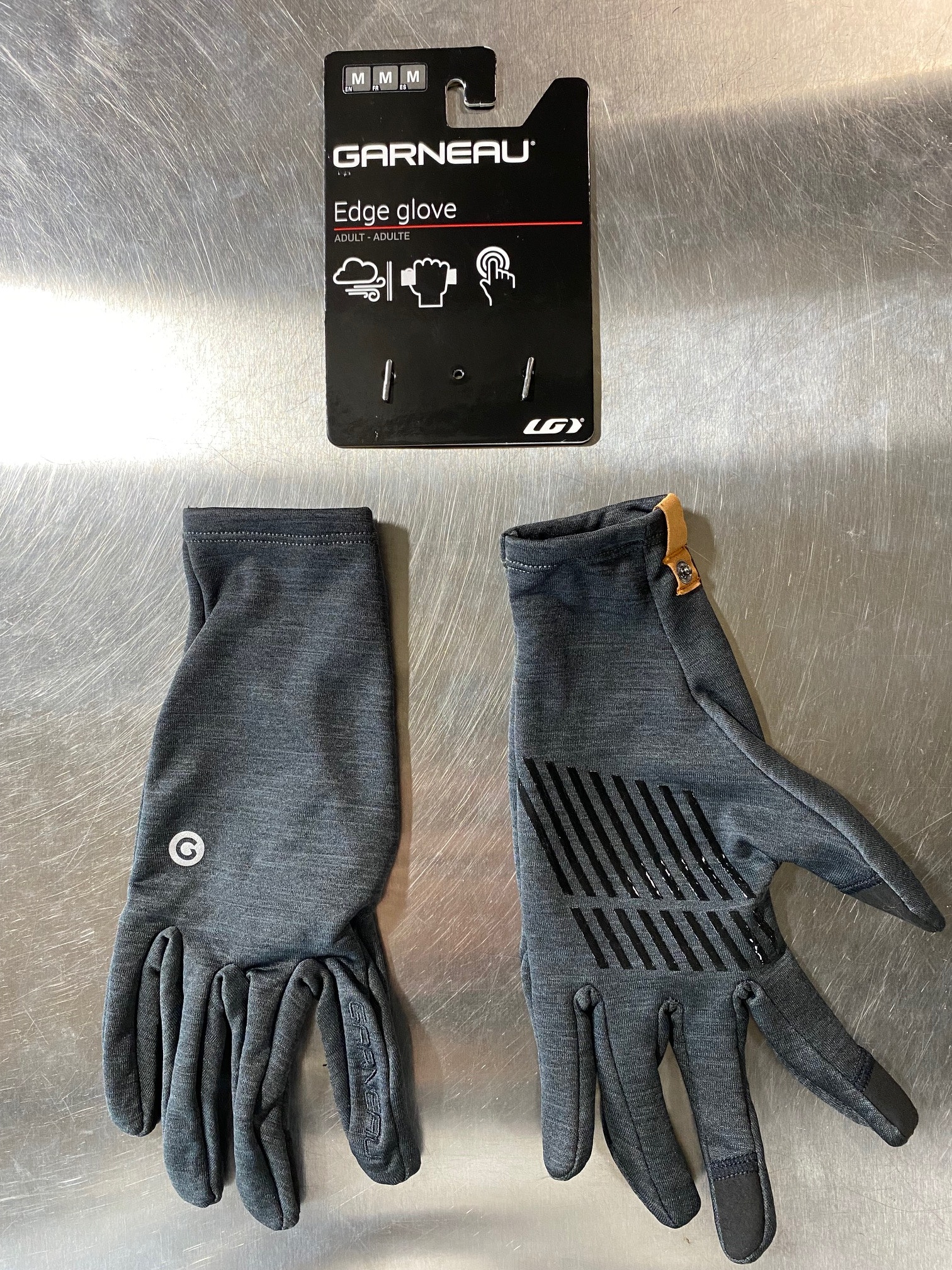 Louis Garneau Edge Glove Heather Grey 2022