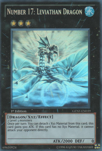Number 17: Leviathan Dragon - Ghost - GENF-EN039 - Ghost Rare - Unlimited Edition