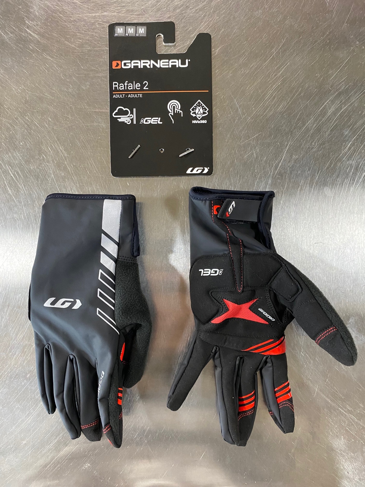 Louis Garneau Rafale 2 Cycling Gloves Black 2022