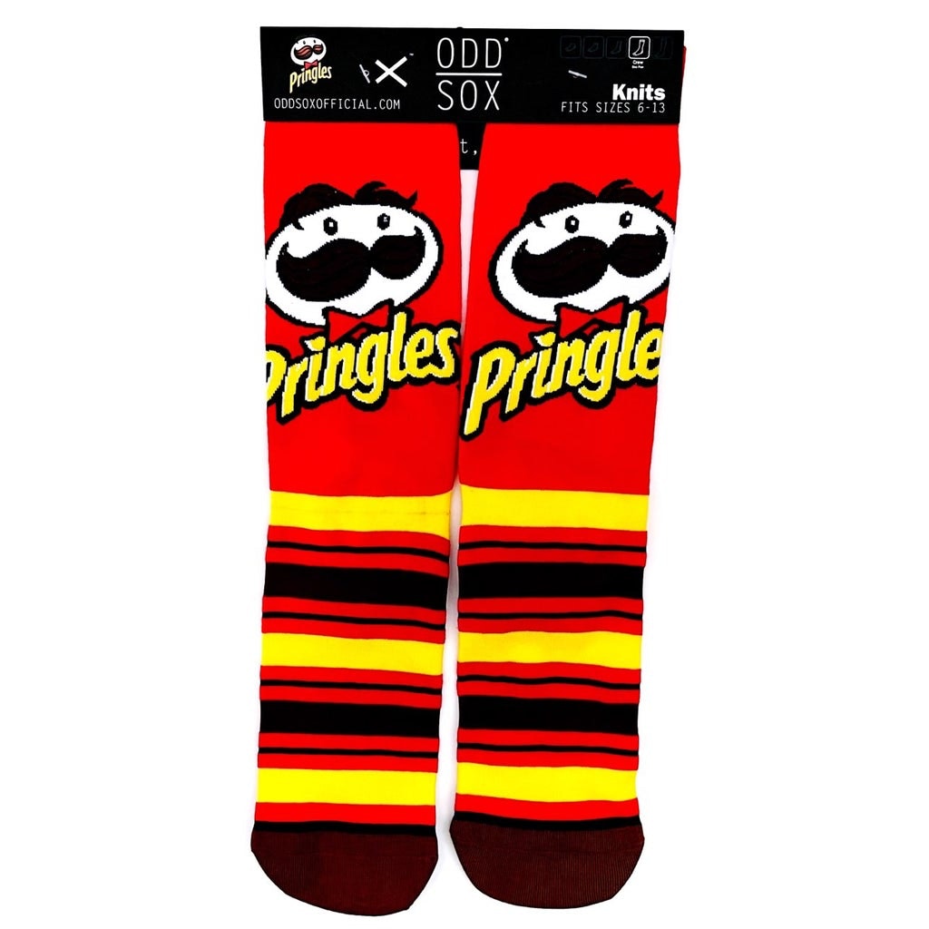 Mens Odd Sox Pringles Crew Socks