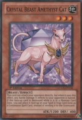 Crystal Beast Amethyst Cat - LCGX-EN156 - Common - 1st Edition