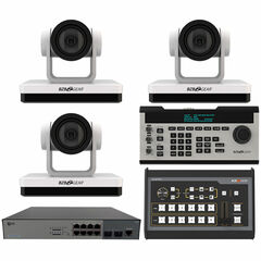 Panasonic UE70 Outdoor System with Heater & Blower and AW-UE70 4K PTZ Indoor Camera