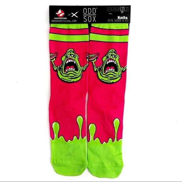 Mens Odd Sox Ghostbusters Slimer Crew Socks
