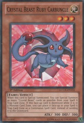 Crystal Beast Ruby Carbuncle - LCGX-EN155 - Common - 1st Edition