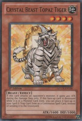 Crystal Beast Topaz Tiger - LCGX-EN158 - Common - 1st Edition