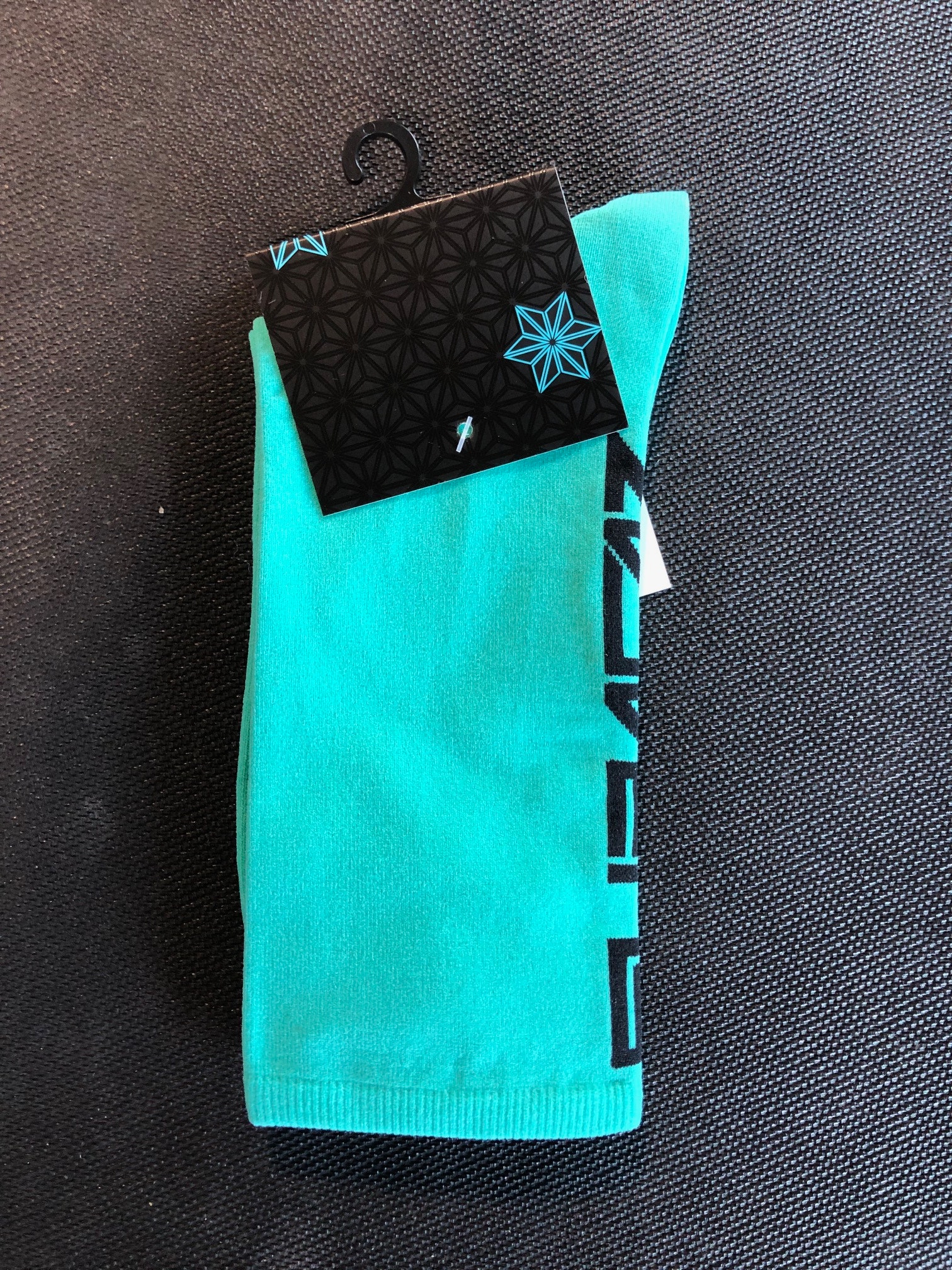 Supacaz SupaSox Straight Up SL Socks Celeste/Black