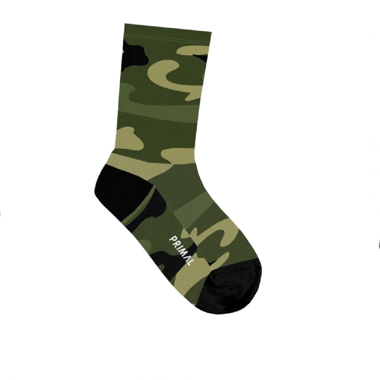Primal Wear Green Camo Cycling Socks