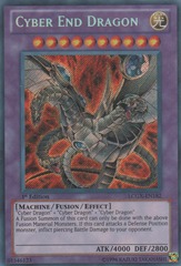 Cyber End Dragon (Black) - LCGX-EN182 - Secret Rare - 1st Edition