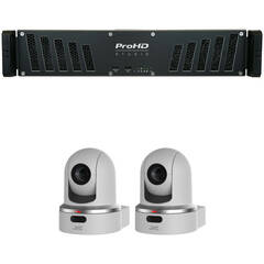 Sony Wirecast House-of-Worship Streaming Kit with Three Sony PTZ Cameras (Windows, Black)