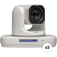 Sony Wirecast House-of-Worship Streaming Kit with Three Sony PTZ Cameras (Windows, White)