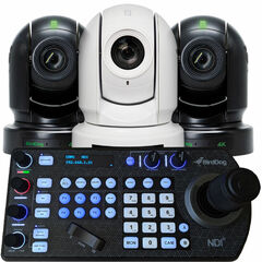 Panasonic AW-UE150W UHD 4K 20x PTZ Camera (White)