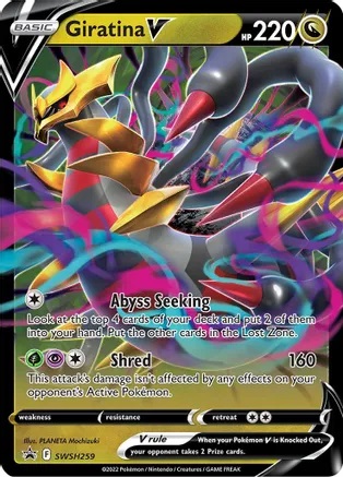Giratina V - SWSH259 - SWSH Black Star Promos