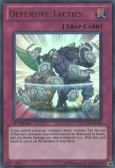 Defensive Tactics - LCGX-EN265 - Ultra Rare - 1st Edition