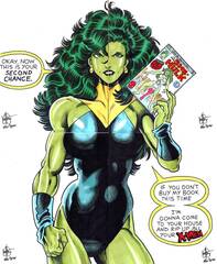 Df She Hulk Four Piece Blank Connecting Set Haeser Sketch (STL246842)