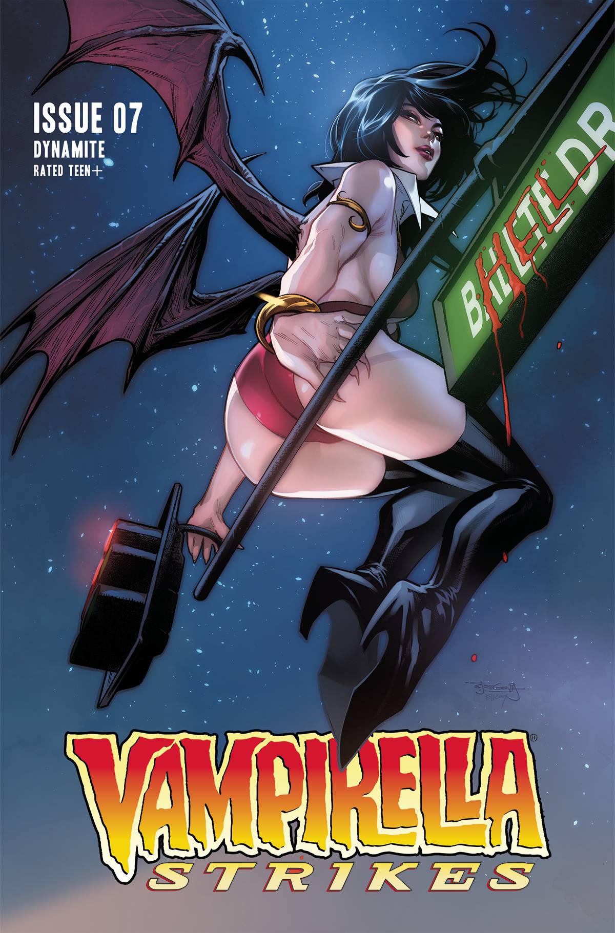 Vampirella Strikes #7 Cvr B Segovia (STL246732)