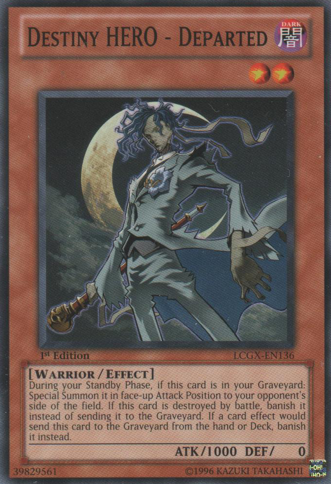 Destiny HERO - Departed - LCGX-EN136 - Common - 1st Edition Destiny HERO - Departed - LCGX-EN136 - Common - 1st Edition