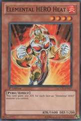 Elemental HERO Heat - LCGX-EN037 - Common - 1st Edition