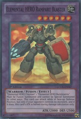 Elemental HERO Rampart Blaster - LCGX-EN047 - Super Rare - 1st Edition