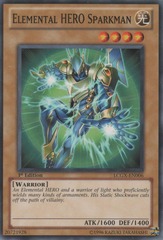 Elemental HERO Sparkman - LCGX-EN006 - Common - 1st Edition