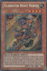 Gladiator Beast Darius - LCGX-EN244 - Secret Rare - 1st Edition