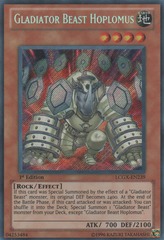 Gladiator Beast Hoplomus - LCGX-EN239 - Secret Rare - 1st Edition