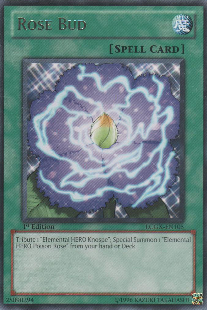 Rose Bud - LCGX-EN105 - Rare - 1st Edition