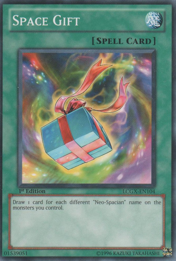Space Gift - LCGX-EN104 - Common - 1st Edition