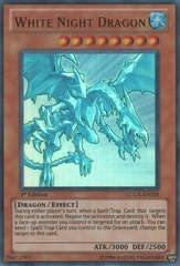 White Night Dragon - LCGX-EN205 - Ultra Rare - 1st Edition