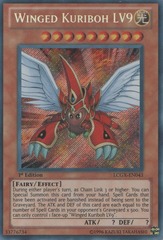 Winged Kuriboh LV9 - LCGX-EN043 - Secret Rare - 1st Edition