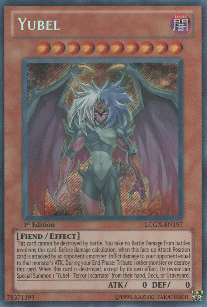 Yubel - LCGX-EN197 - Secret Rare - 1st Edition Yubel - LCGX-EN197 - Secret Rare - 1st Edition