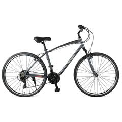 Retrospec Barron Comfort Hybrid Bike 21-Speed - Graphite 2021