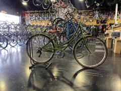 Retrospec Beaumont 7-Speed Step-Thru City Bike - Olive 2021