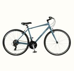 Retrospec Atlas Comfort Hybrid Bike - Matte Granite Blue 2022