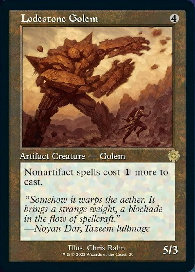 Lodestone Golem - Retro Frame