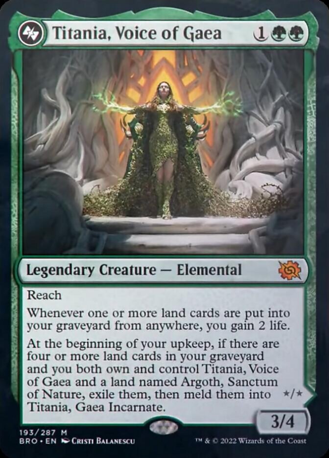 Titania, Voice of Gaea - Foil