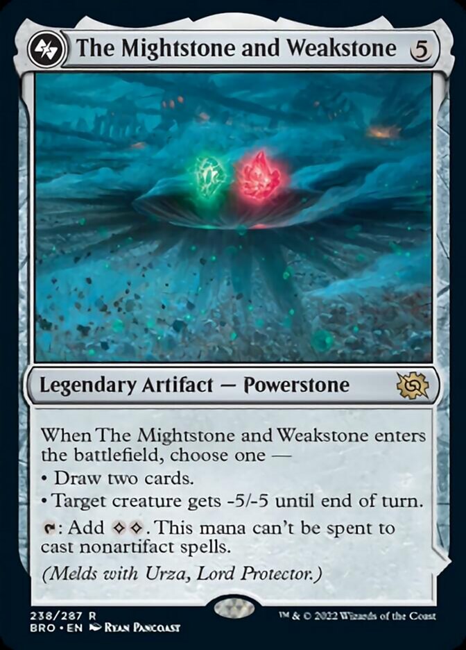 The Mightstone and Weakstone - Foil